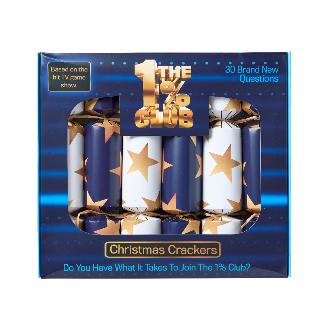 1% Club Christmas Crackers