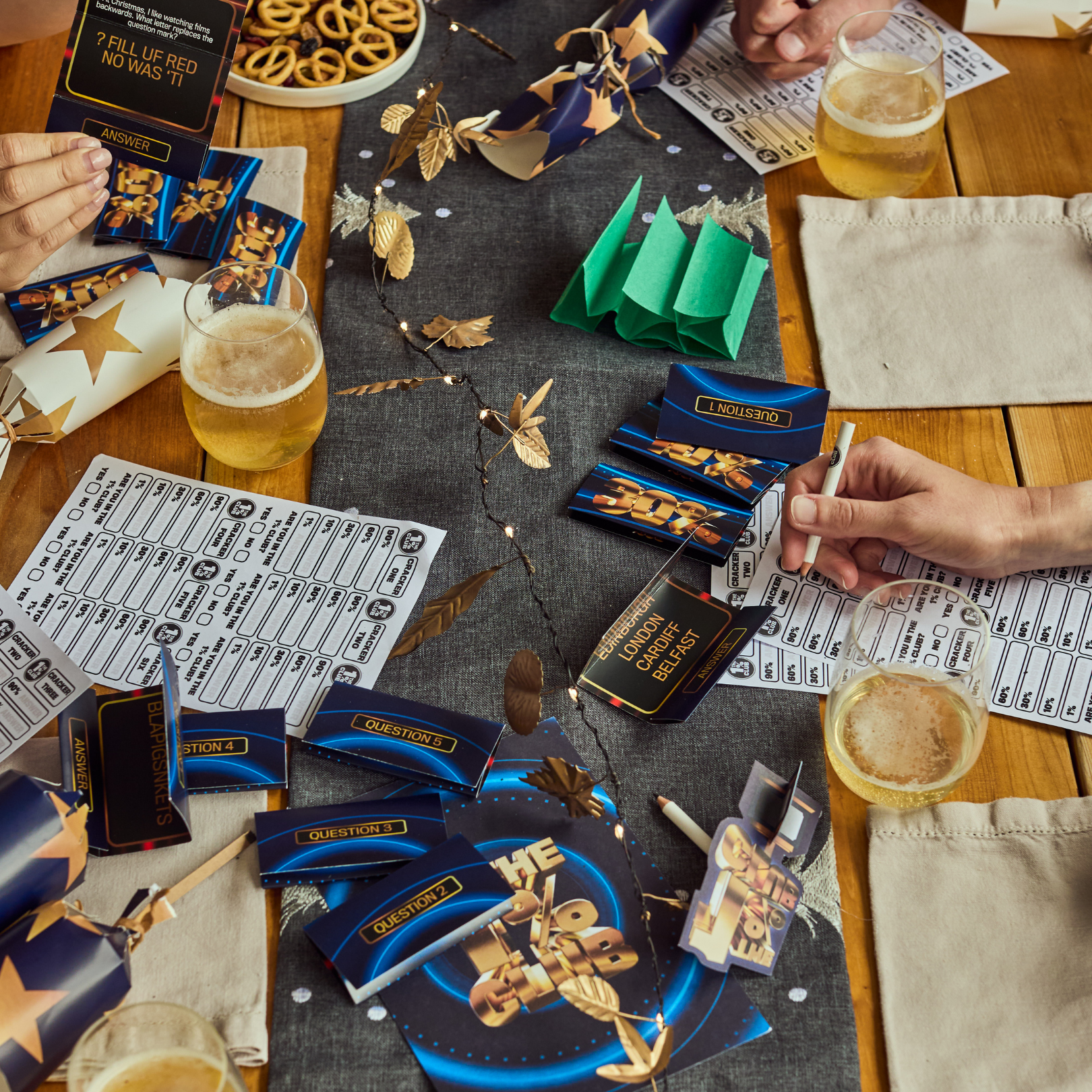 1% Club Christmas Crackers