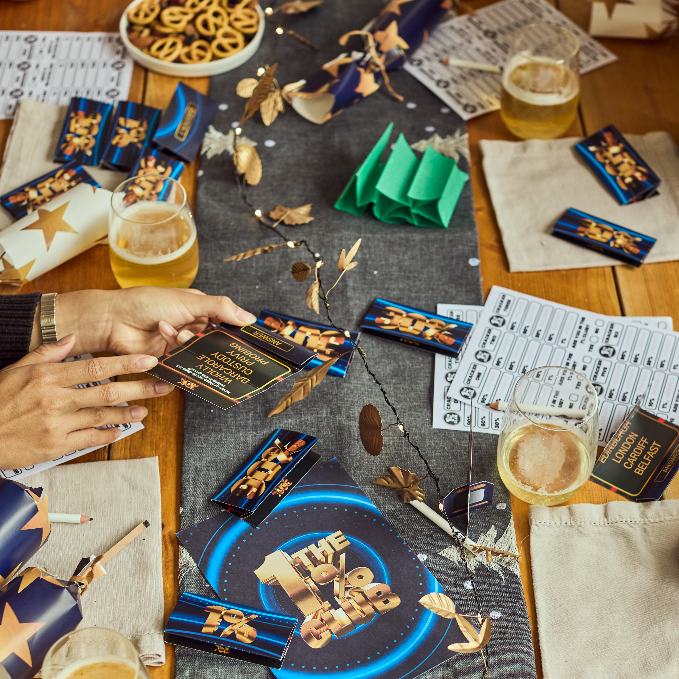 1% Club Christmas Crackers